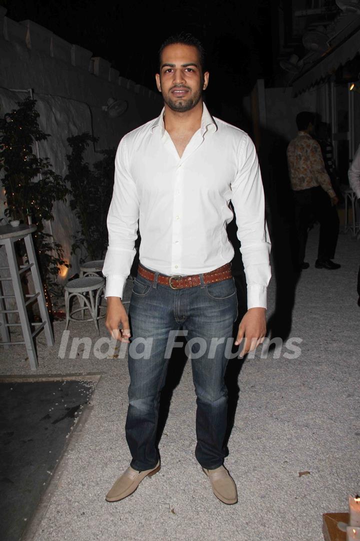 Upen Patel at Dabboo Ratnani Calendar Launch at Olive, Bandra, Mumbai