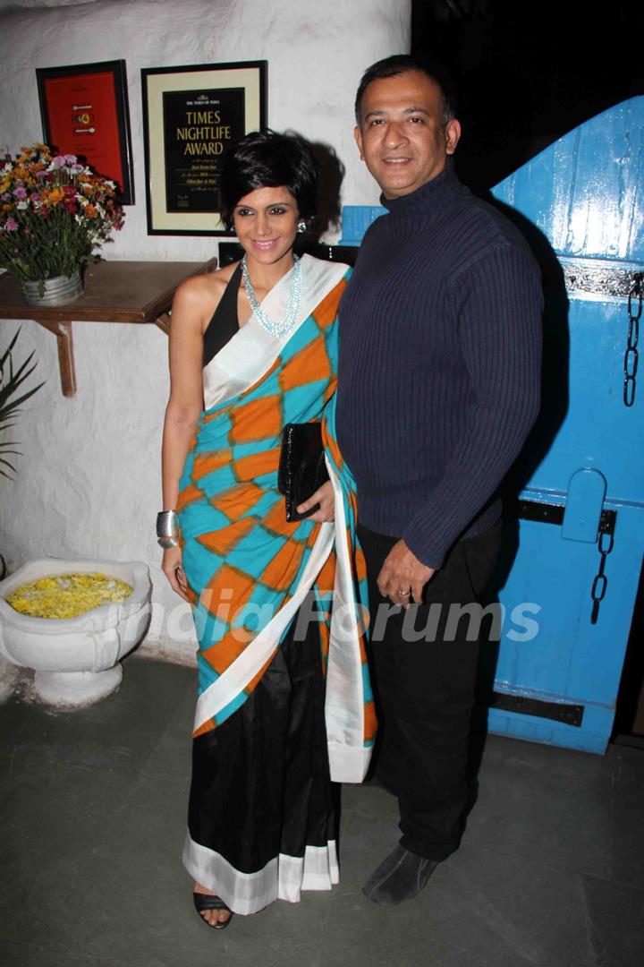 Mandira Bedi at Dabboo Ratnani Calendar Launch at Olive, Bandra, Mumbai