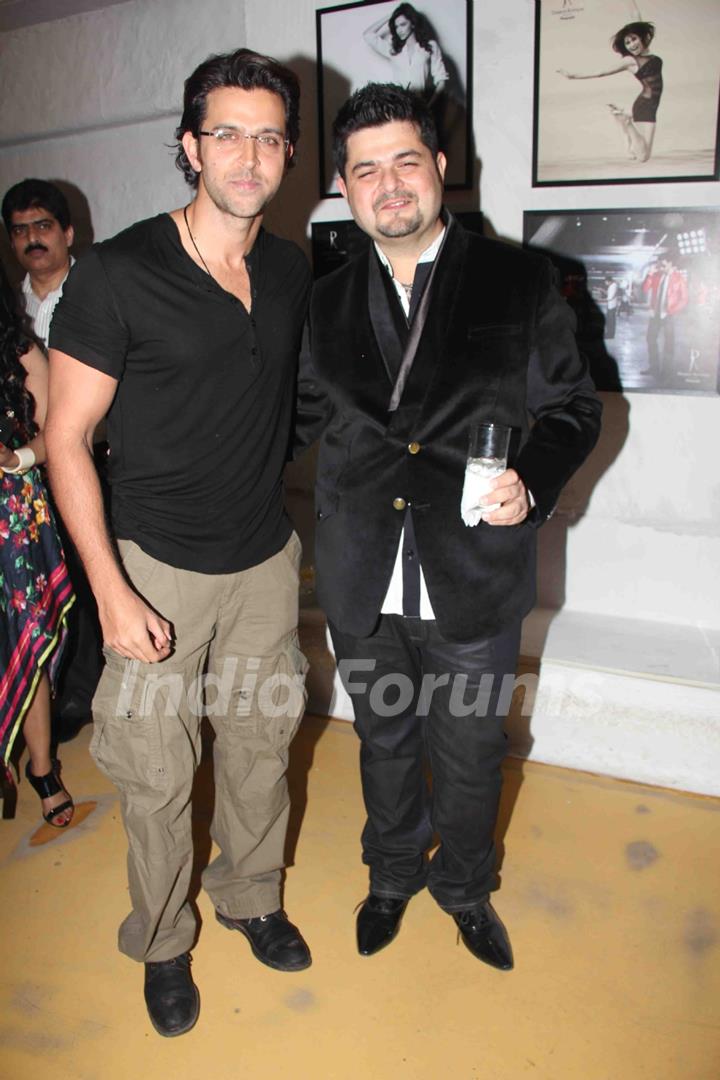 Hrithik Roshan at Dabboo Ratnani Calendar Launch at Olive, Bandra, Mumbai