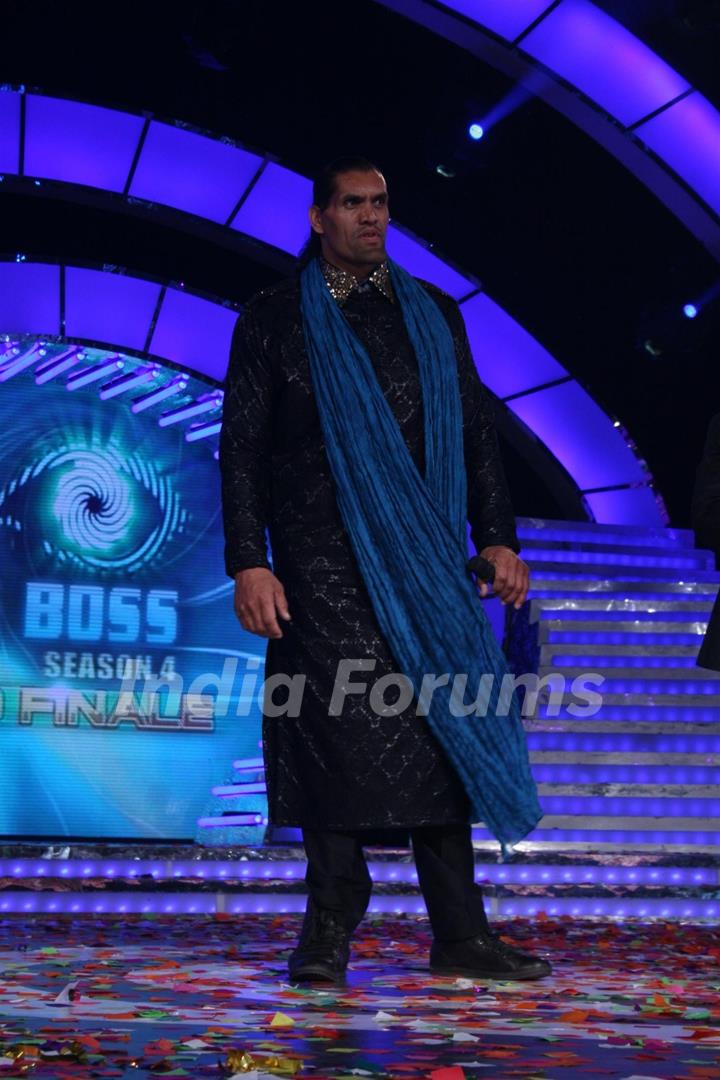 Khali at Finale of Bigg Boss 4