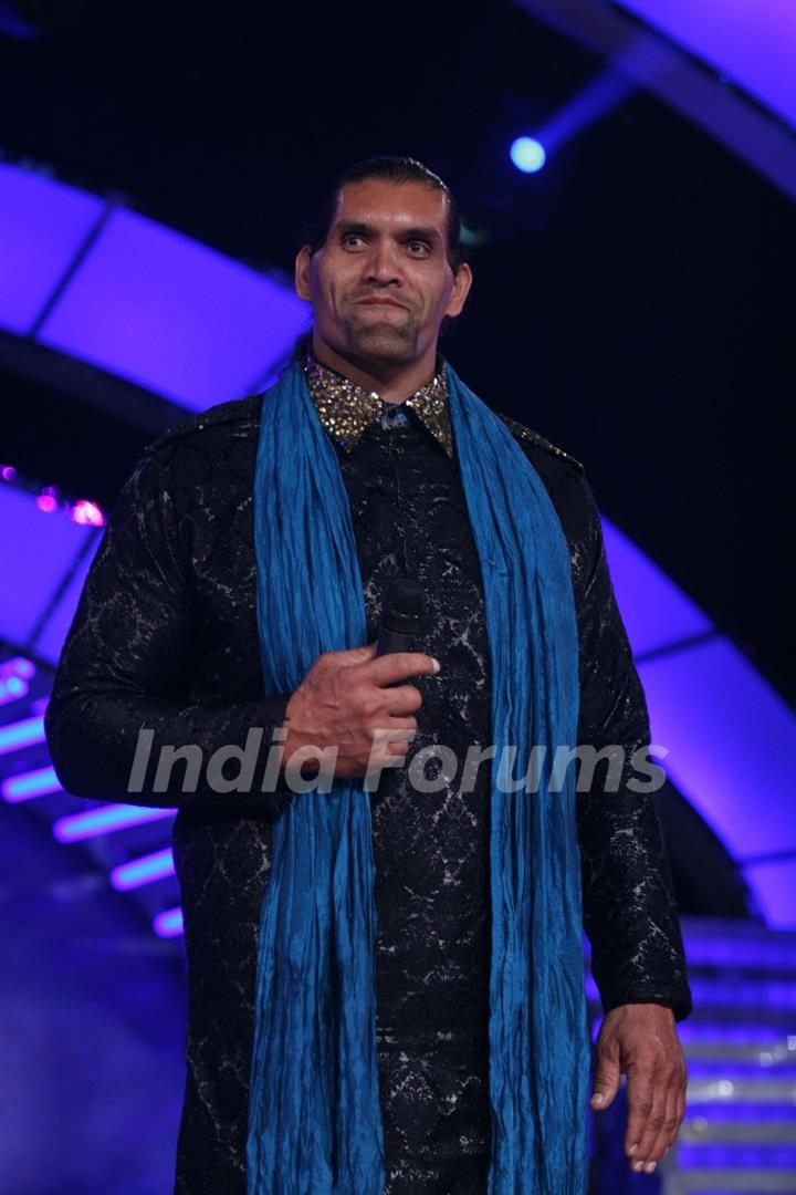 Khali at Finale of Bigg Boss 4