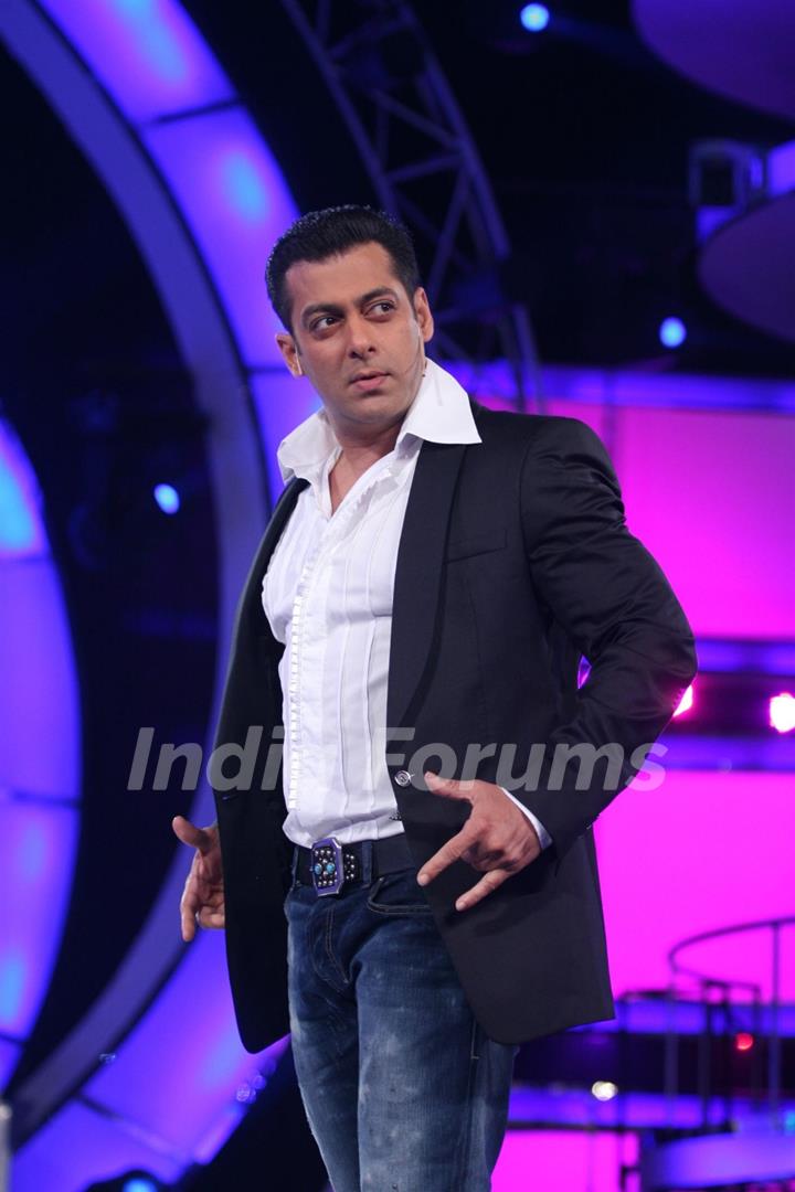Salman Khan at Finale of Bigg Boss 4