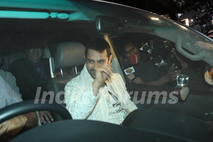 Aamir Khan at Imran Khan & Avantika Malik at sangeet photos