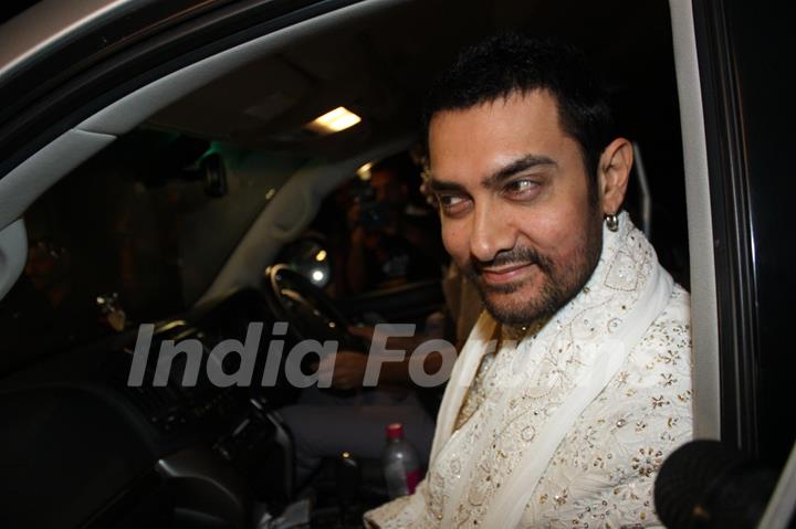 Aamir Khan at Imran Khan & Avantika Malik at sangeet photos