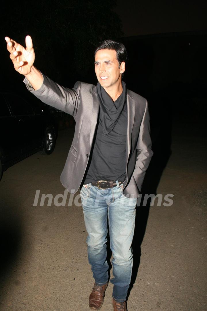 Akshay Kumar at Music Release of film ‘Patiala House’ at whisting woods, film city