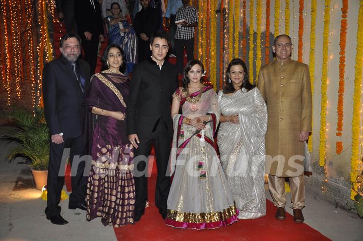 Imran Khan's wedding ceremony with Avantika Malik in Pali Hill, Mumbai