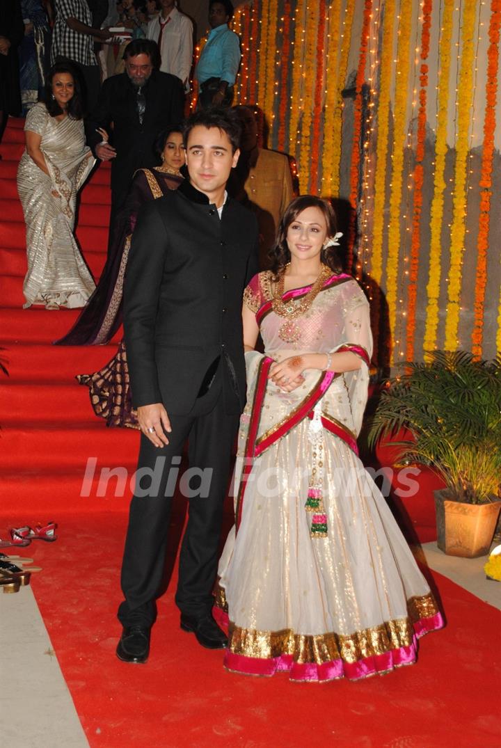 Imran Khan's wedding ceremony with Avantika Malik in Pali Hill, Mumbai