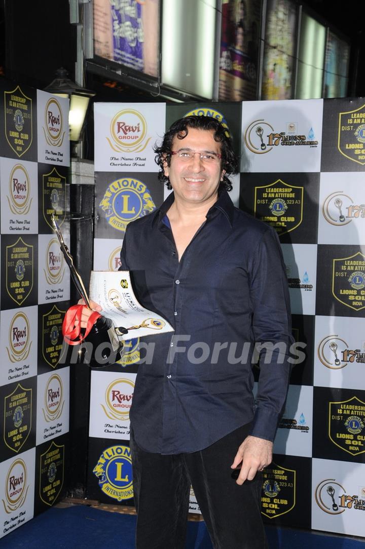 Parmeet Sethi at 17th Lions Gold Awards