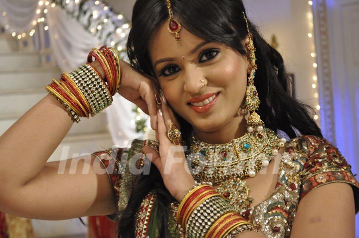 Snigdha Srivastava On the sets Of Shorr - Kankoo Ki Kahani Kankoo Ki Zubani