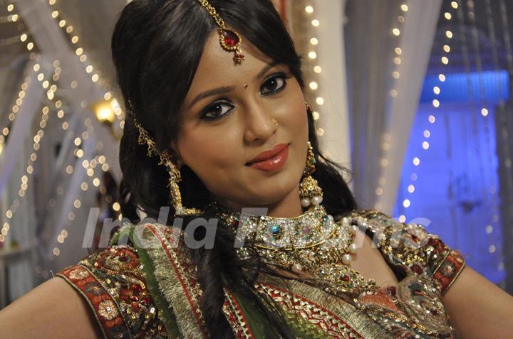 Snigdha Srivastava On the sets Of Shorr - Kankoo Ki Kahani Kankoo Ki Zubani