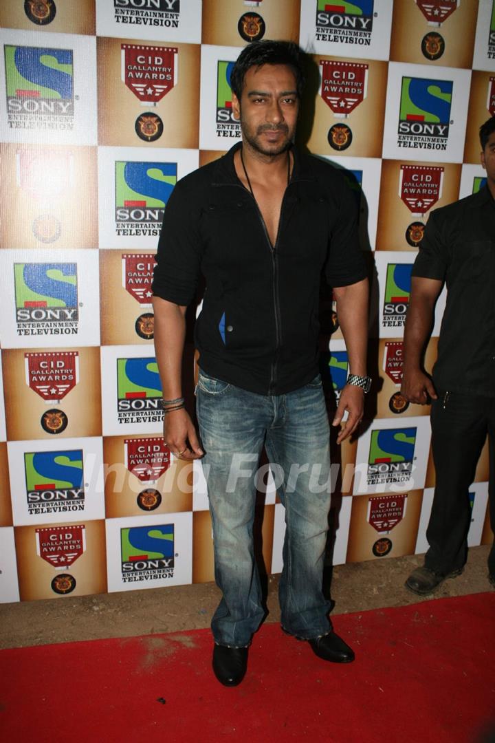 Ajay Devgan at &quot;CID Gallantry Awards&quot;