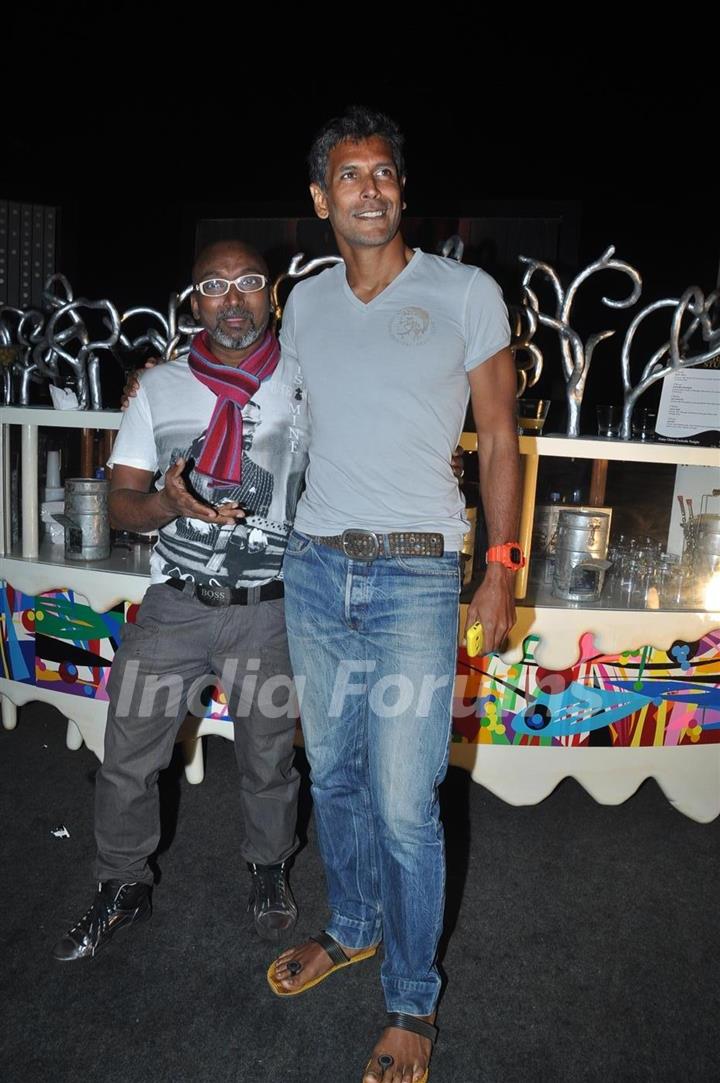 Milind Soman in Chivas Studio Fashion Show at Mahalaxmi Race Course