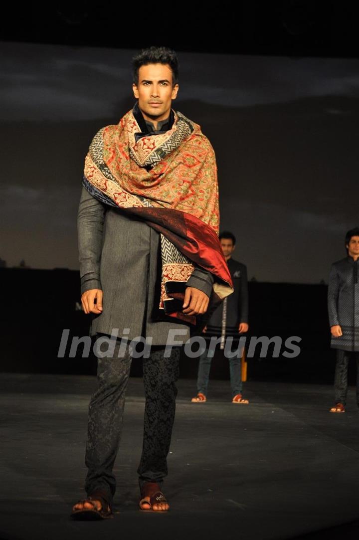 Models walking on the ramp for Manish Malhotra show for Chivas Studio