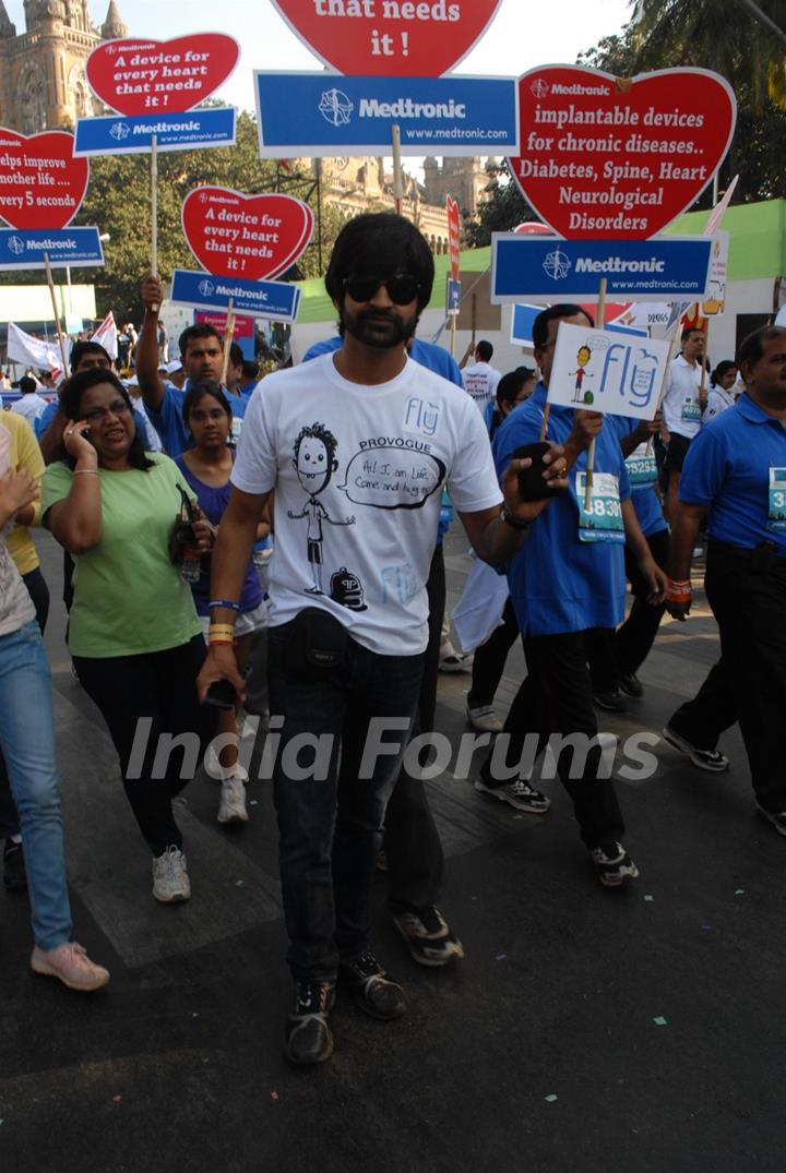 Manish Goel at Standard Chartered Mumbai Marathon 2011