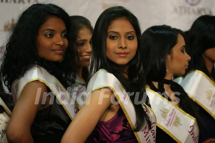 Models at the 'Indian Princess' nomination round