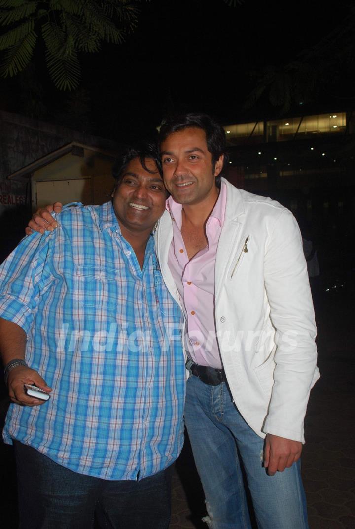 Ganesh Acharya and Bobby Deol launch the music of Angel film at Dockyard. .