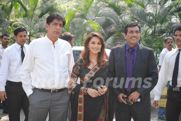 Sanjeev Kapoor and Madhuri Dixit at &quot;Food Food&quot; Channel Launch. .