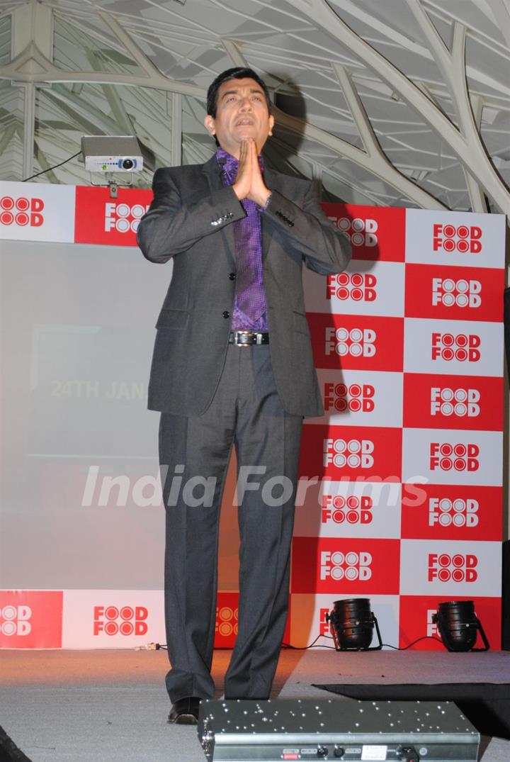 Sanjeev Kapoor at &quot;Food Food&quot; Channel Launch. .