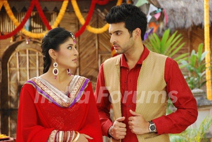 Still image of Arjun and Arohi