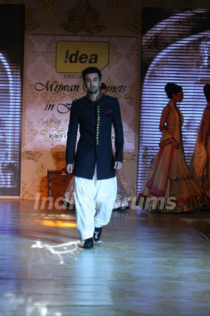 Ranbir Kapoor walks the ramp for Shabana Azmi's charity show 'Mizwan'