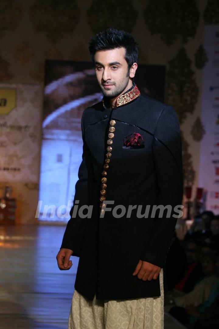 Ranbir Kapoor walks the ramp for Shabana Azmi's charity show 'Mizwan'