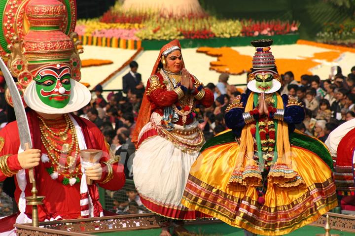 The Republic Day parade at Rajpath in New Delhi on Wed Jan 2011. .