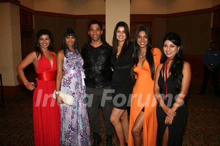 Contestants at 'Zor Ka Jhatka' bash at JW Marriott Hotel in Mumbai