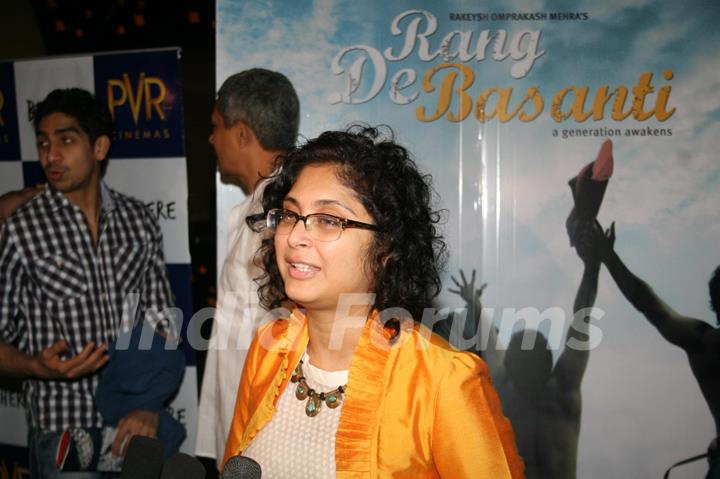 Kiran Rao at 'Rang De Basanti' team celebrates its 5th year with special screening