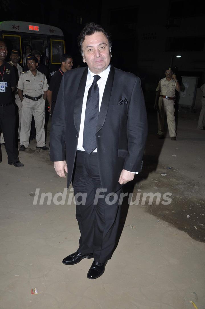 Rishi Kapoor at filmfare red carpet. .