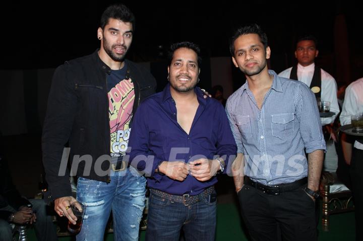 Mika Mehndi and Rahul Vaidya at Banpreet Singh's Son Wedding