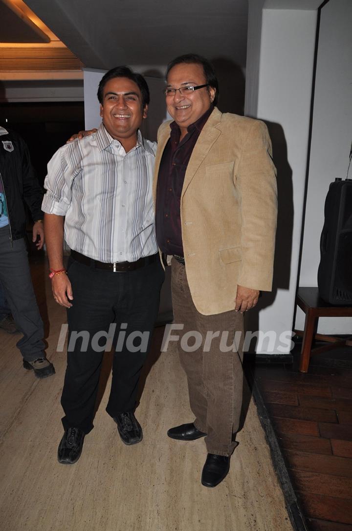 Dilip Joshi & Rakesh Bedi at the launch party of Pyaar Mein Twist