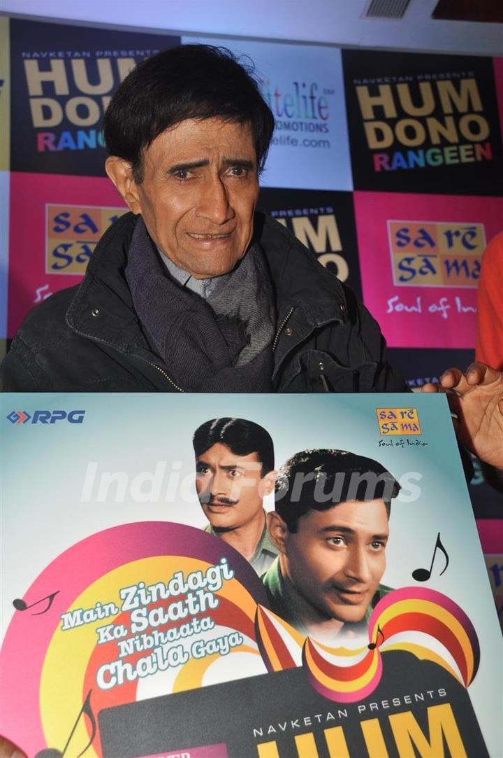 Legendary Actor Dev Anand at music release of old classic hindi film &quot;Hum Dono&quot;