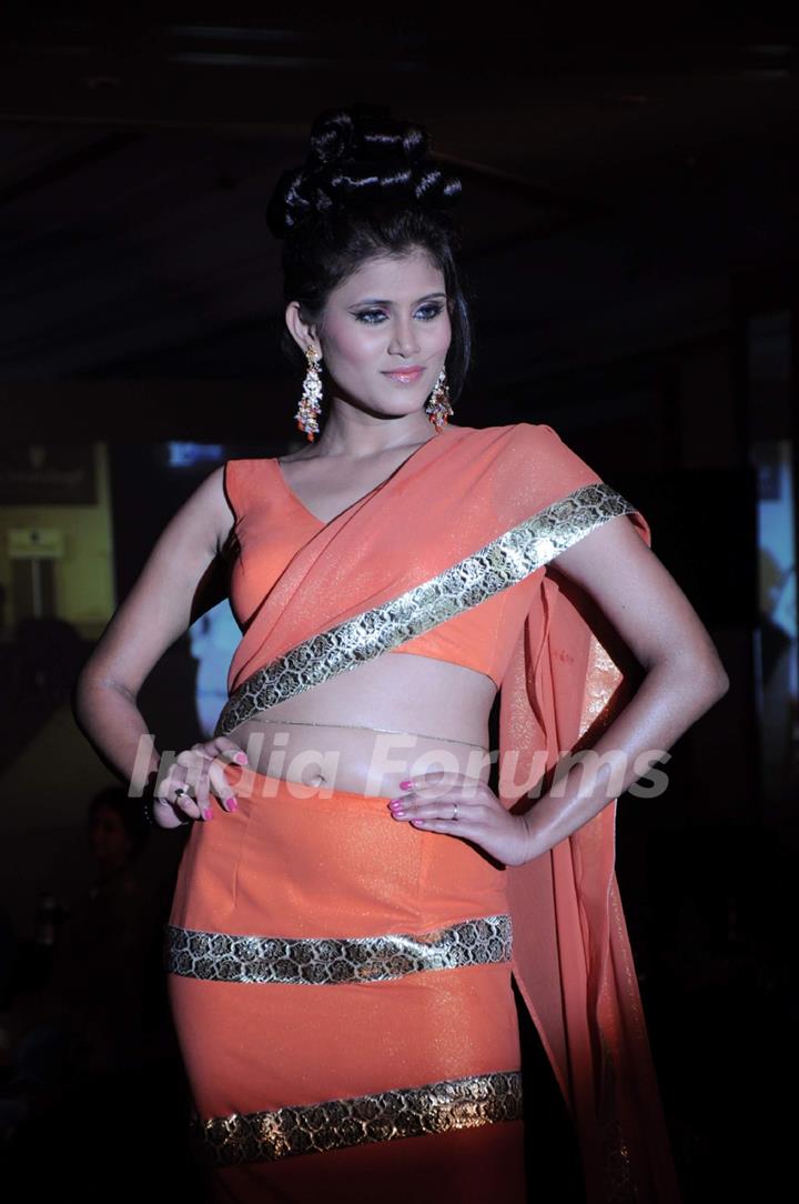 Model at Schwarzkopf Professional Coffee Table Book launch at Leela Hotel. .