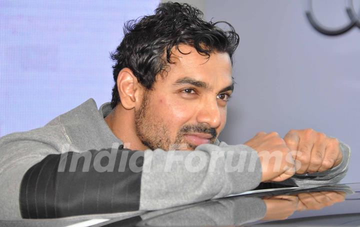 John Abraham at a promotional event of Audi in New Delhi..