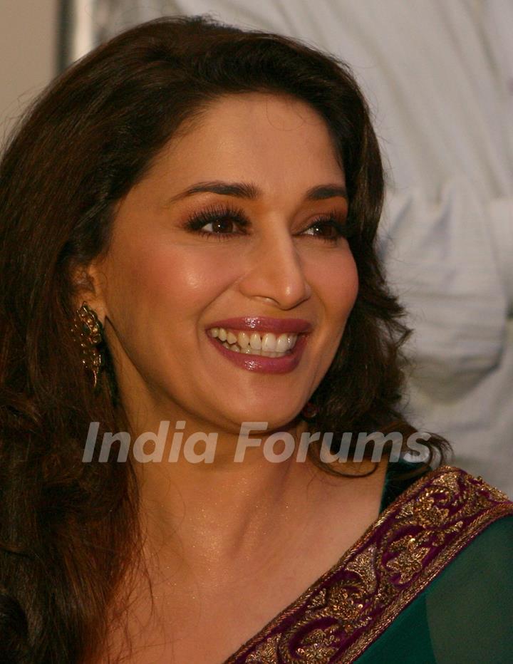 Madhuri Dixit at the launch of &quot;Food Food&quot; foundation in New Delhi