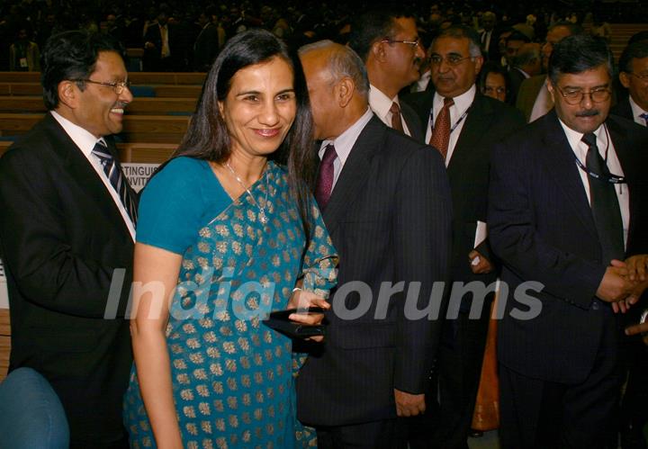 ICICI Bank CEO Chanda Kochhar at the launch of  &quot;Swabhiman&quot; in New Delhi