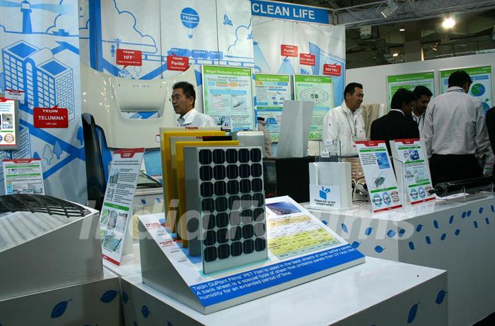 A view of the 7th Eco-Products International Fair (EPIF) in New Delhi