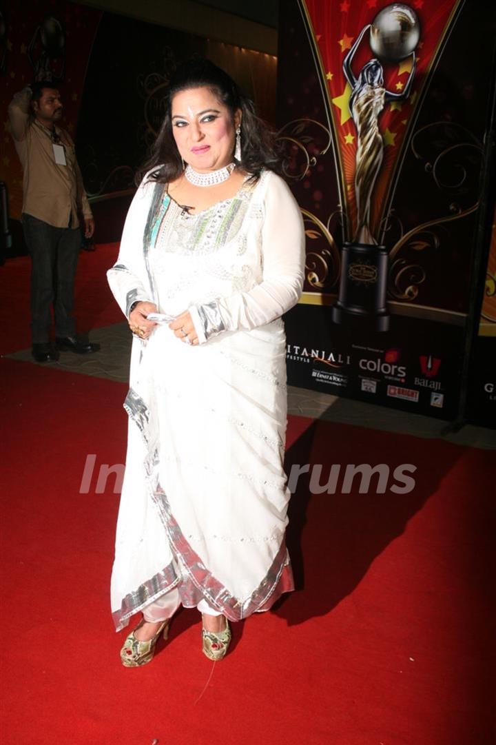 Dolly Bindra at Global Indian film and Television awards at Yash Raj studios in Mumbai