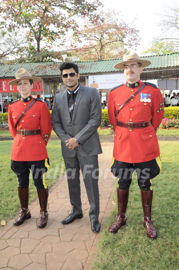 R. Madhavan at Elle Cup and IIFA promotional event at Mahalaxmi Race Course..