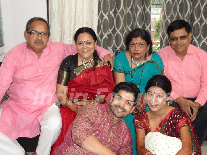 Gurmeet & Debina's parents in their wedding ceremony