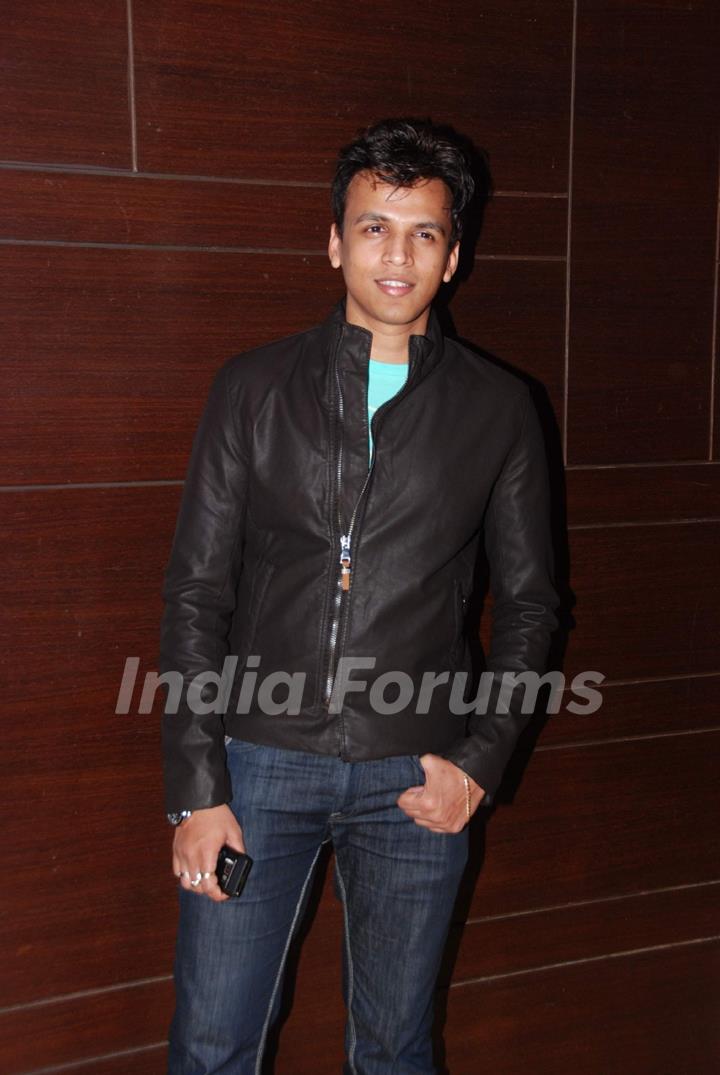 Abhijeet Sawant at Masti Express Film Premiere at Cinemax. .