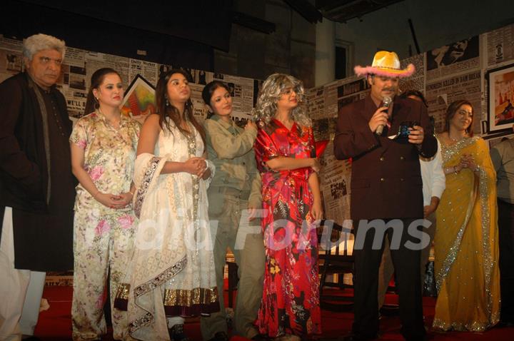 Javed Akhtar at Black Comedy presented by Jet Airways at Rang Sharda. .