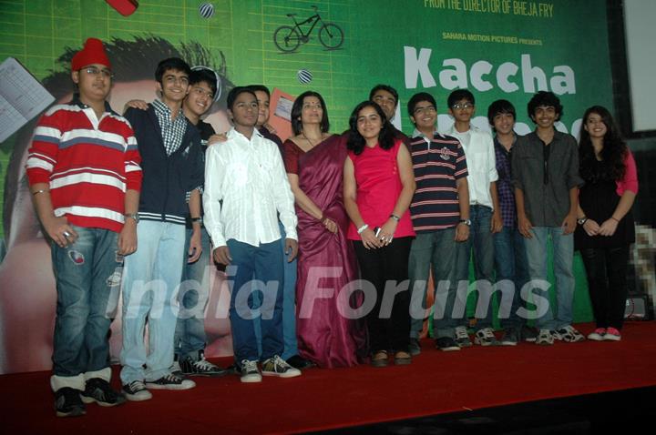 Sarika Desai at Kaccha Limboo Press Conference in PVR. .