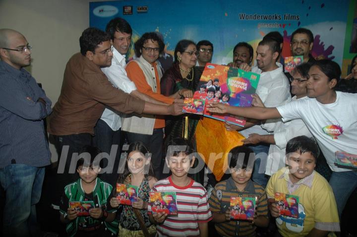 Kay Kay Menon at the launch of Usha Uthup Music CD in ST Catherine's children home. .