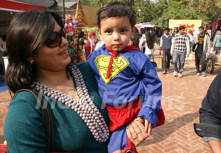 The 1st Annual Indian Comic Com at Dilli Haat, in New Delhi on Saturday. .