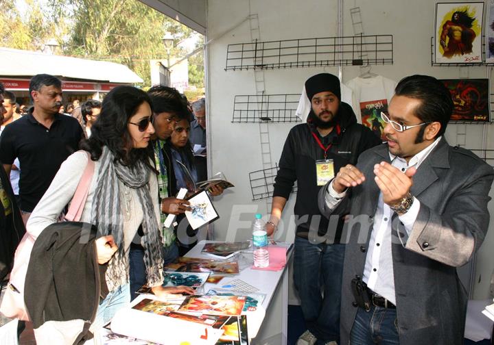 The 1st Annual Indian Comic Com at Dilli Haat, in New Delhi on Saturday. .