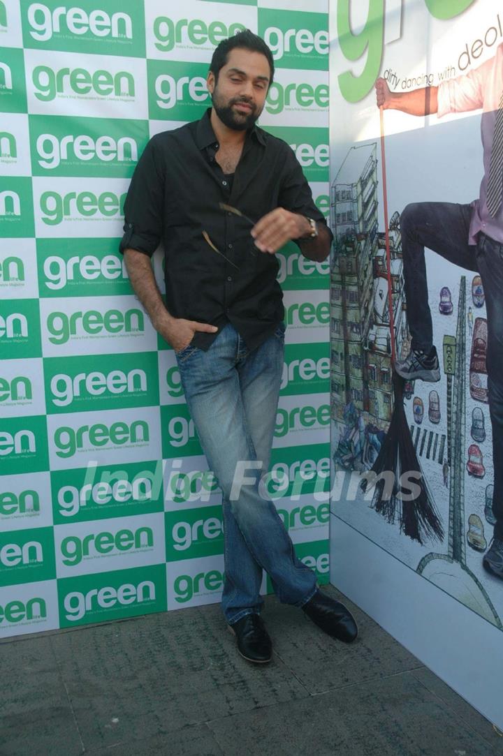 Abhay Deol at Green magazine launch at Oankwood. .