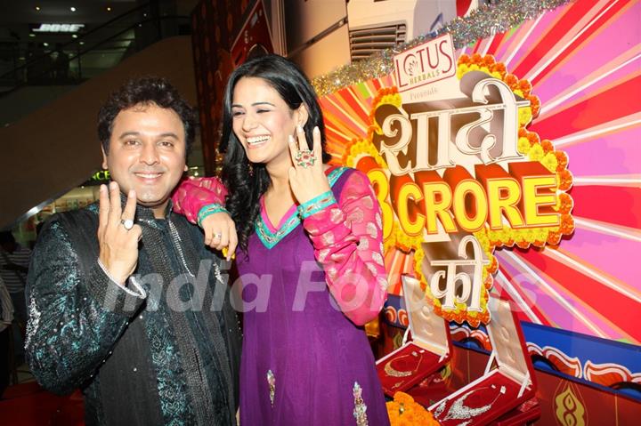 Press confrence of new show 'Shaadi 3 Crore Ki' with Mona Singh and Ali Asgar