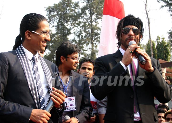 Shahrukh Khan at IIPM (B-School) in New Delhi