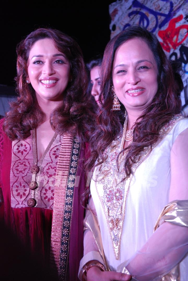 Madhuri Dixit and Smita Thakeray unveils Raada Rox marathi album. .